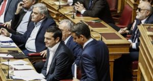 tsipras mitsotakis dimoskopisi kentroaistera