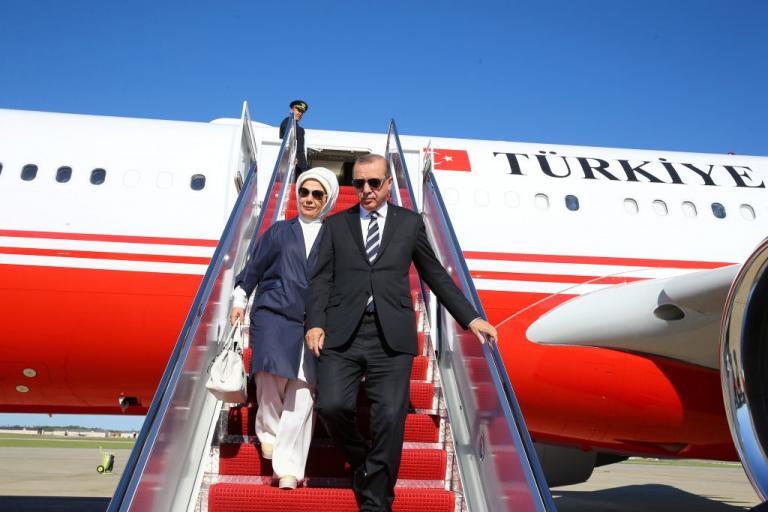 erdogan aeroplano athina programma