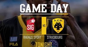 strasvourgo aek basketball champions league