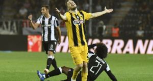 mpakakis paok aek superleague