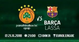 panathinaikos mpartselona euroleague basketball