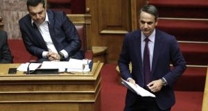 tsipras mitsotakis vouli