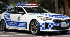 kia stinger australia police