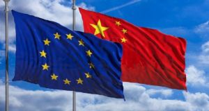 eu china flags