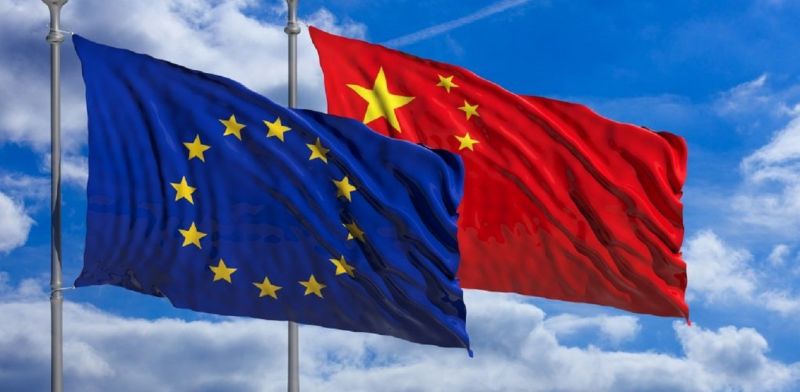 eu china flags