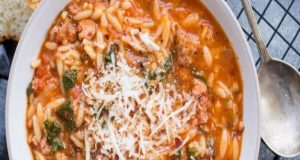 sausage orzo soup 3 1 768x500