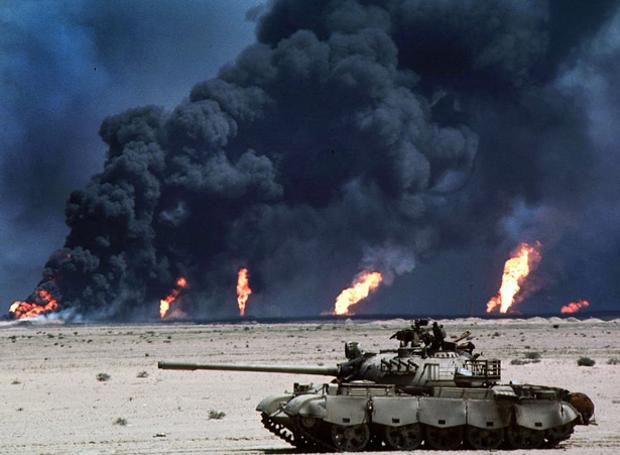 gulf war 1 tanks