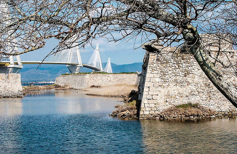 006 rio castle rio antirrio bridge