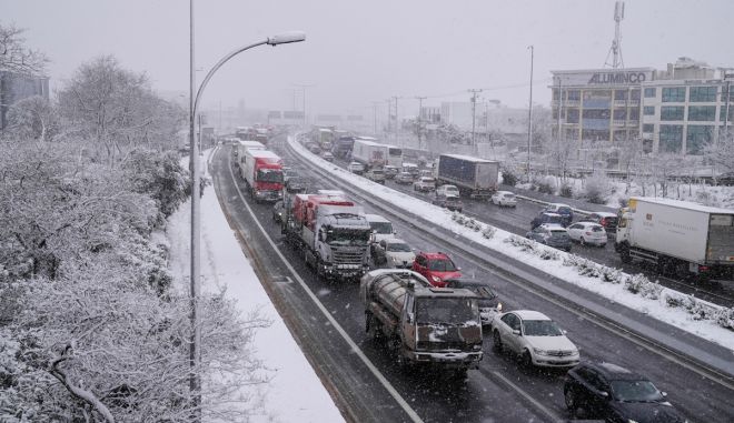 ap photothanassis stavrakis snow athens 1