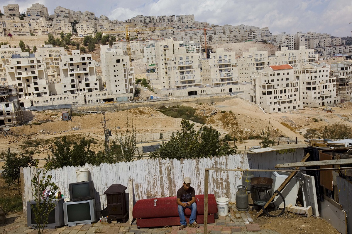 a new housing development in the jewish neighborhood of har homa in east jerusalem