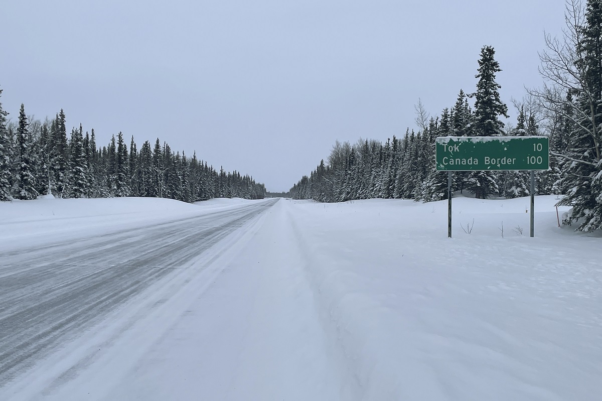 canada border in glennallen alaska