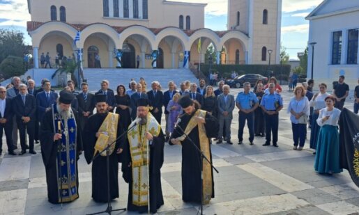 Επιμνημόσυνη δέηση τελέστηκε στον Ι.Ν. Αγόυ Κωνσταντίνου και Ελένης, στο Αγρίνιο, για τα θύματα της Μικρασιατικής Καταστροφής 