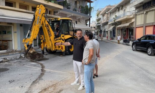 Ο Δήμαρχος, Σπύρος Διαμαντόπουλος, προχώρησε σε ενημέρωση σχετικά με το μεγάλο έργο του Open Mall στο Μεσολόγγι