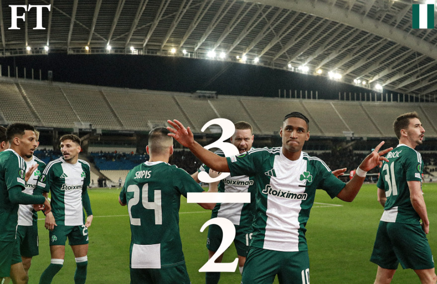 Για το UEFA Conference League έγινε ξανά... Panathinaikos, αφού κέρδισε με 3-2 τη Φιορεντίνα και ευελπιστεί σε πρόκριση στους «8»!