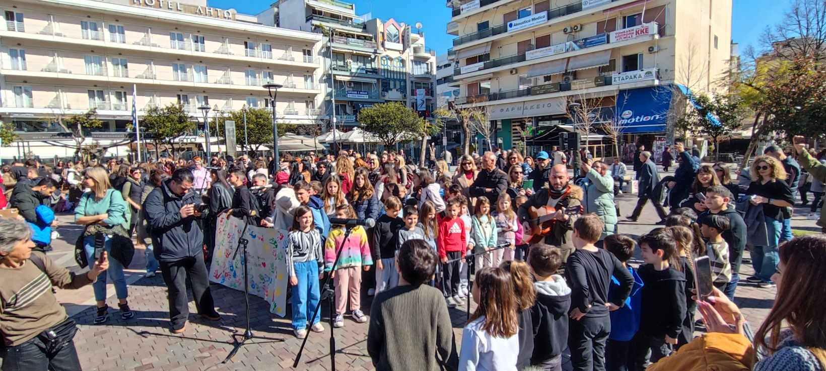 drasi mathiton enantia ston ekfovismo agrinio