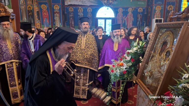 Στο Μεσολόγγι την 17η Μαρτίου πραγματοποιήθηκε η Υποδοχή της Ιερής Εικόνας της Παναγίας Αρμενιώτισσας παρουσία πλήθους πιστών.