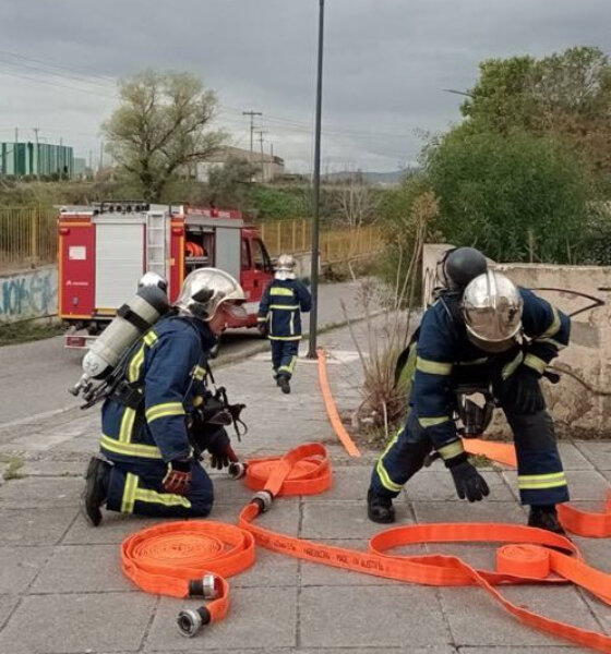 Από την Πυροσβεστική Αγρινίου πραγματοποιήθηκε με επιτυχία το πρωί της 18ης Μαρτίου άσκηση ετοιμότητας στο πρώην Πολυκλαδικό.